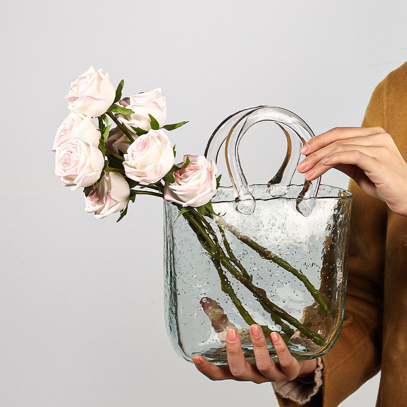 Transparent Glasvas för Blomsterarrangemang