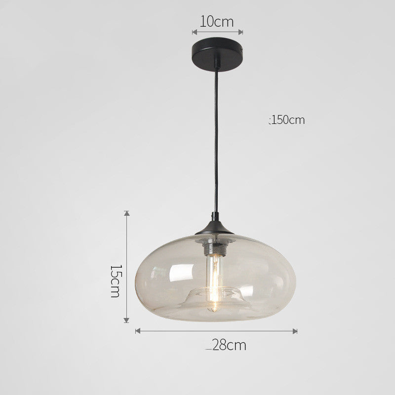 Modern Loft Pendellampa i Glas