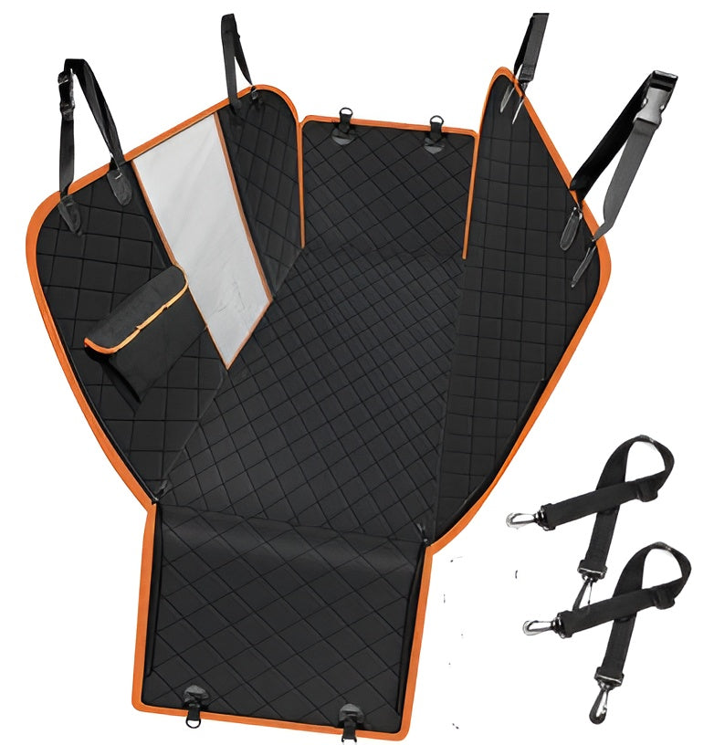 Hundöverdrag till Bil – Hängmattemodell med Säkerhetsskydd