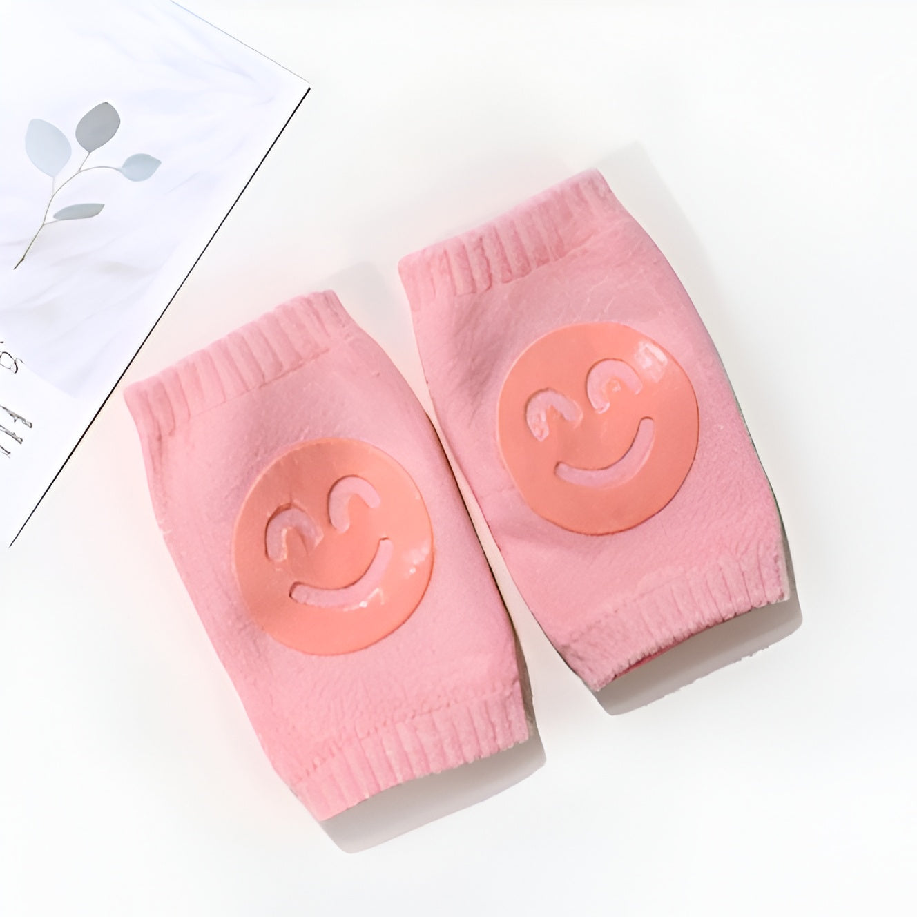Terry babysockor med knäskydd