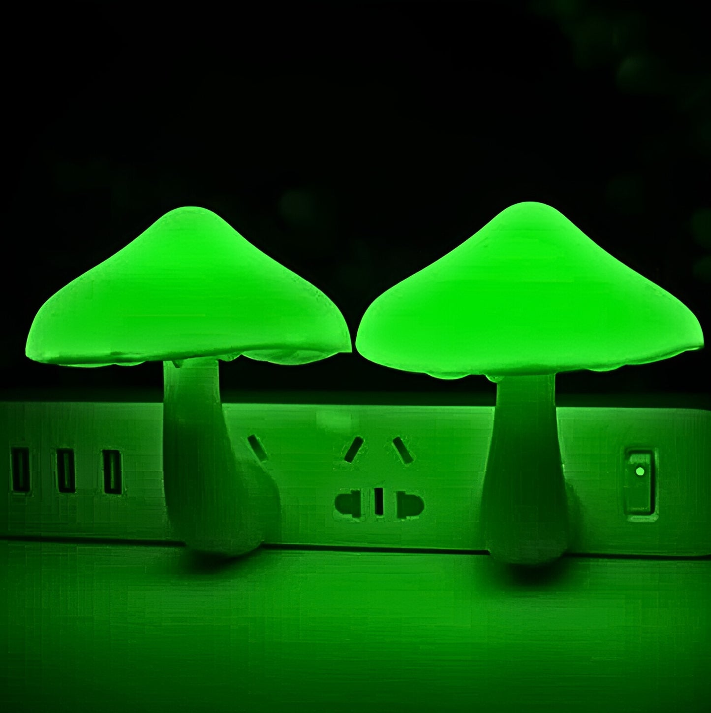 LED Nattlampa – Svampdesign