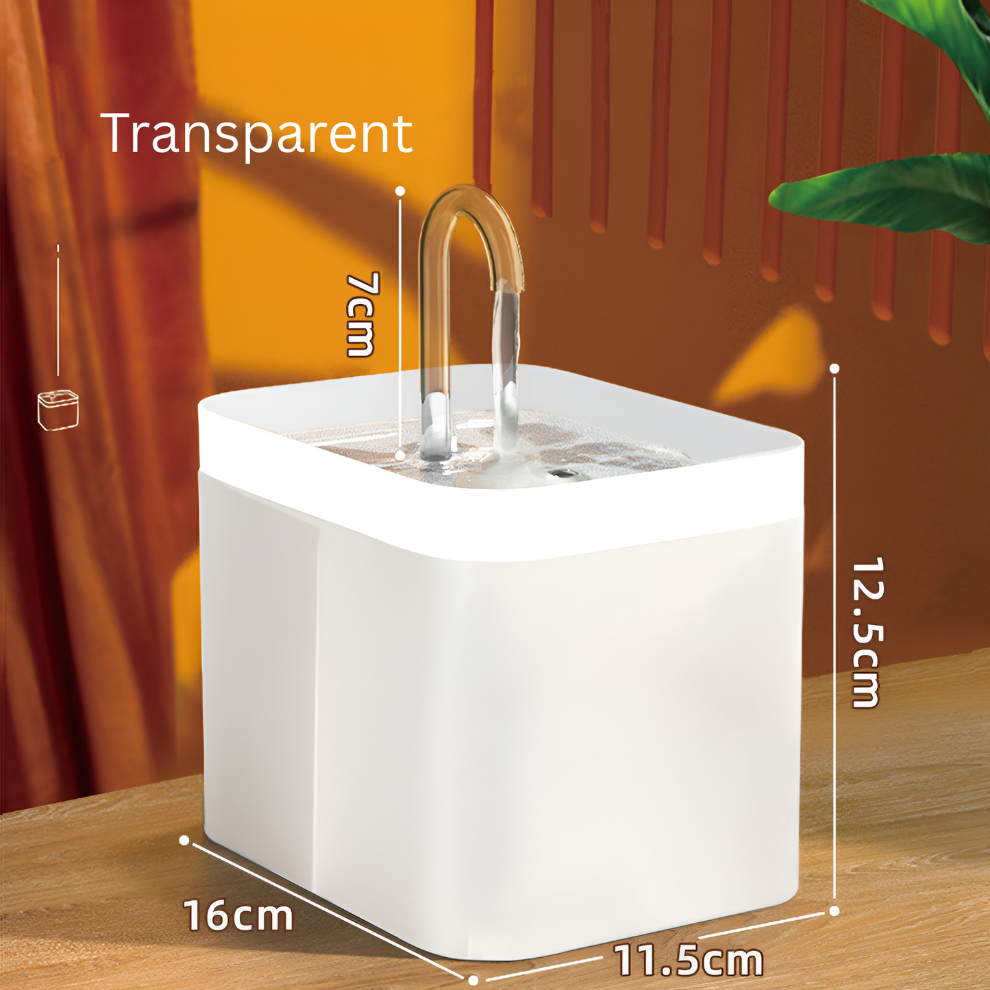 Automatisk vattenfontän för katter och hundar - 1,5 L