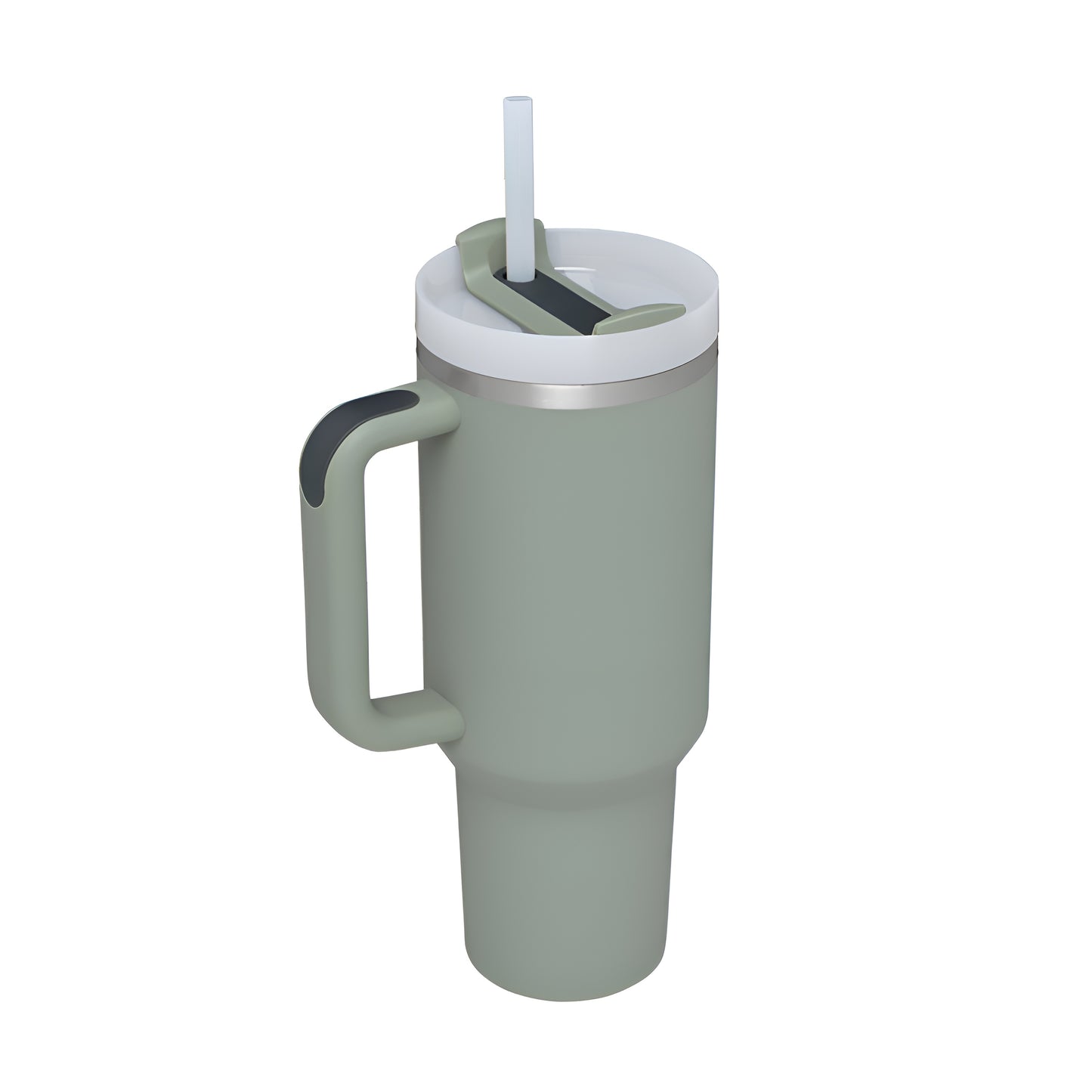 1,2 liter Termosmugg med Handtag & Sugrör