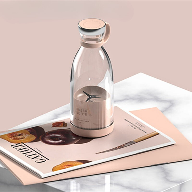 Smoothie mixer, Smoothie Blender, Bärbar mixer för smoothies, bärbar mixer, blender, USB, USB-uppladdningsbar juice och smoothie mixer, USB-mixer, Mix & go
On-the-go blender, Fruktmixer