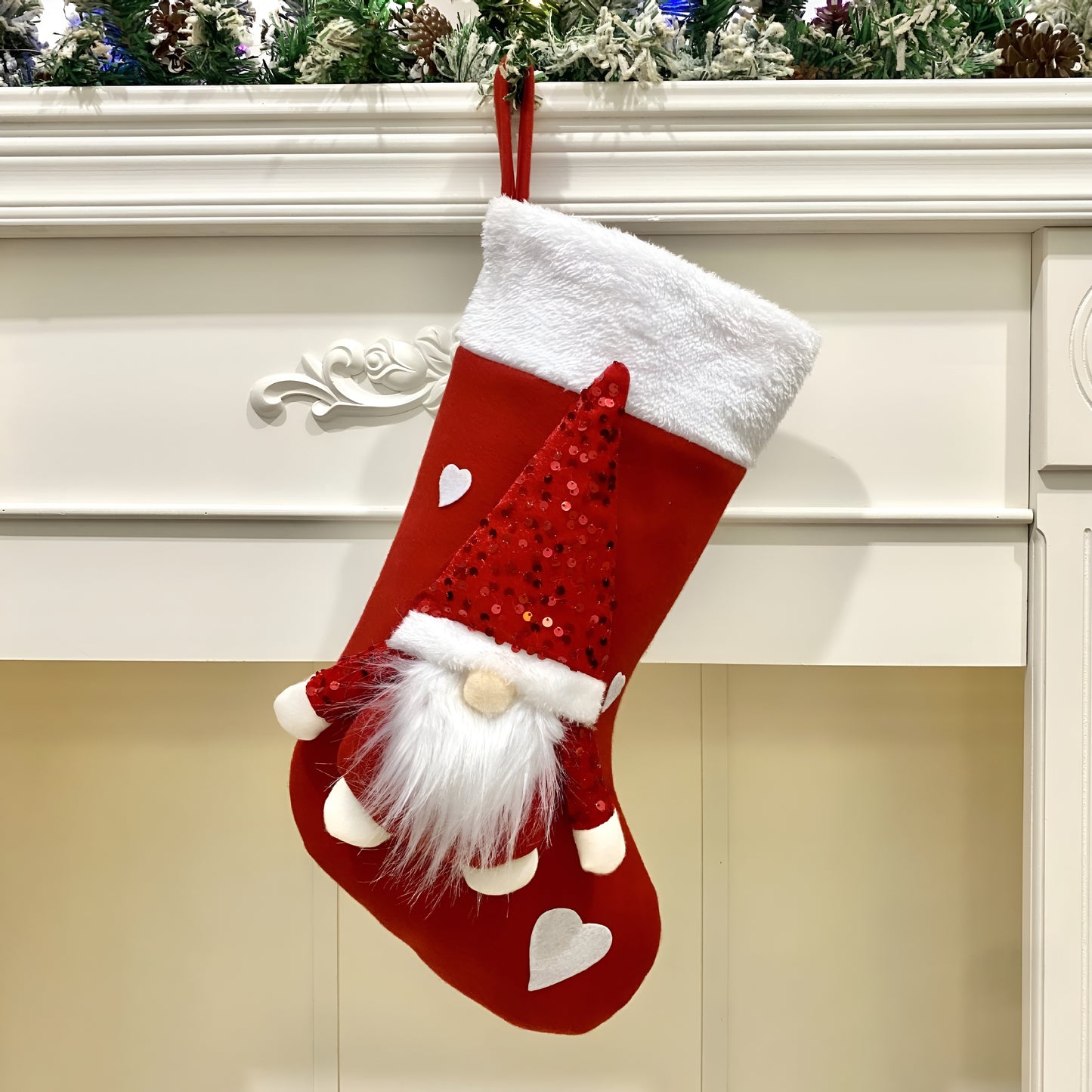 Juldekoration Presentpåse Tomte