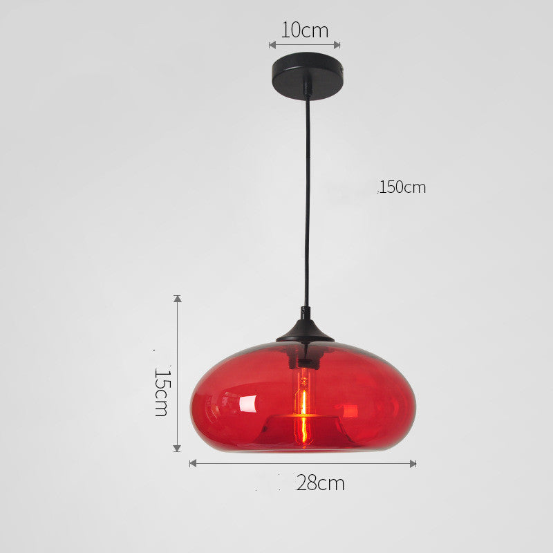 Modern Loft Pendellampa i Glas