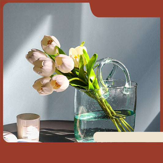 Transparent Glasvas för Blomsterarrangemang