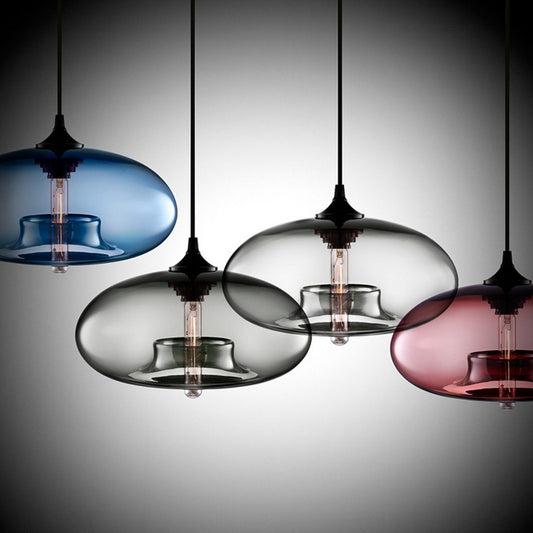 Modern Loft Pendellampa i Glas