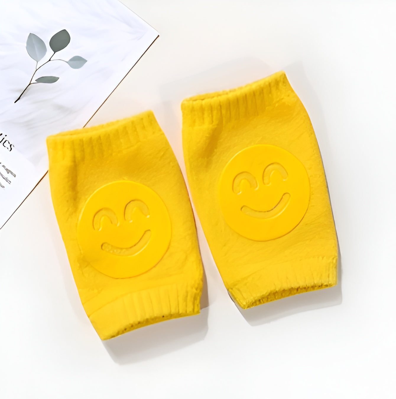 Terry babysockor med knäskydd