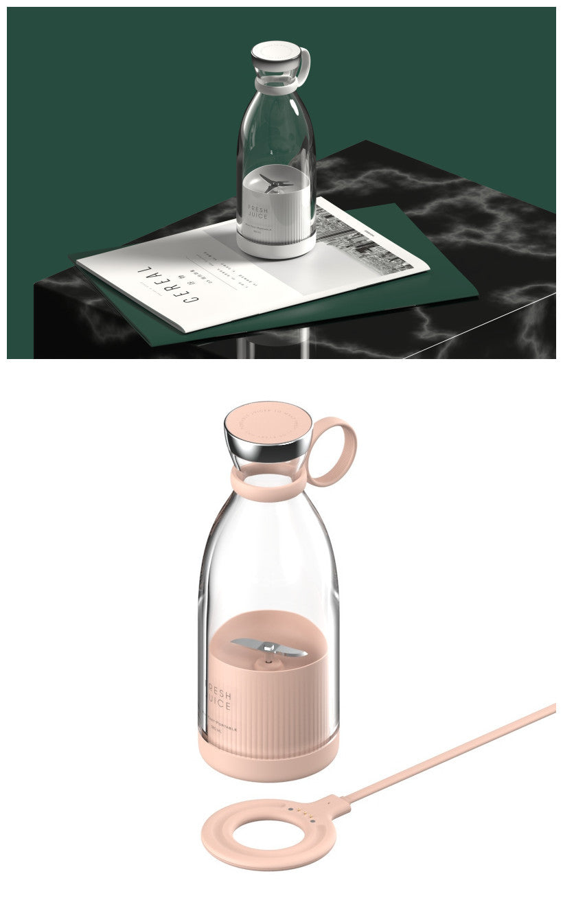 Smoothie mixer, Smoothie Blender, Bärbar mixer för smoothies, bärbar mixer, blender, USB, USB-uppladdningsbar juice och smoothie mixer, USB-mixer, Mix & go
On-the-go blender, Fruktmixer