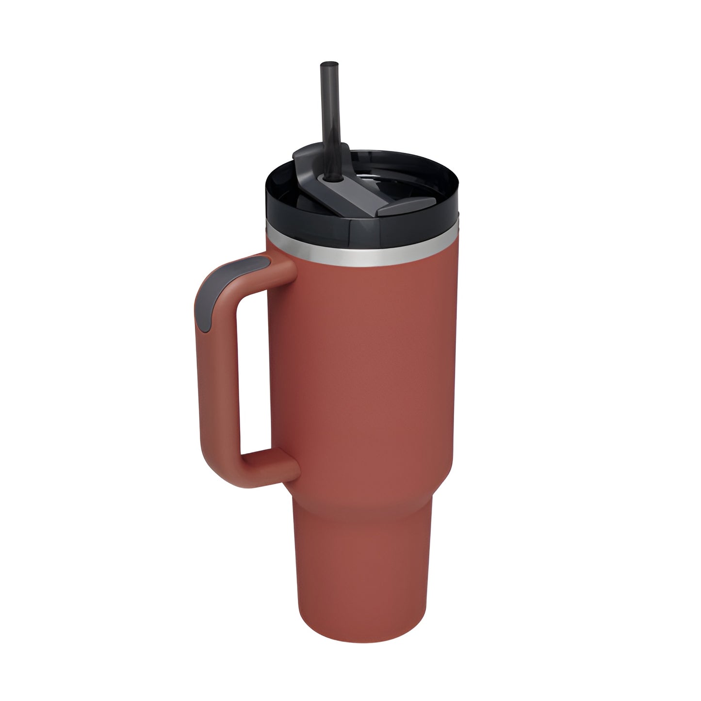 1,2 liter Termosmugg med Handtag & Sugrör