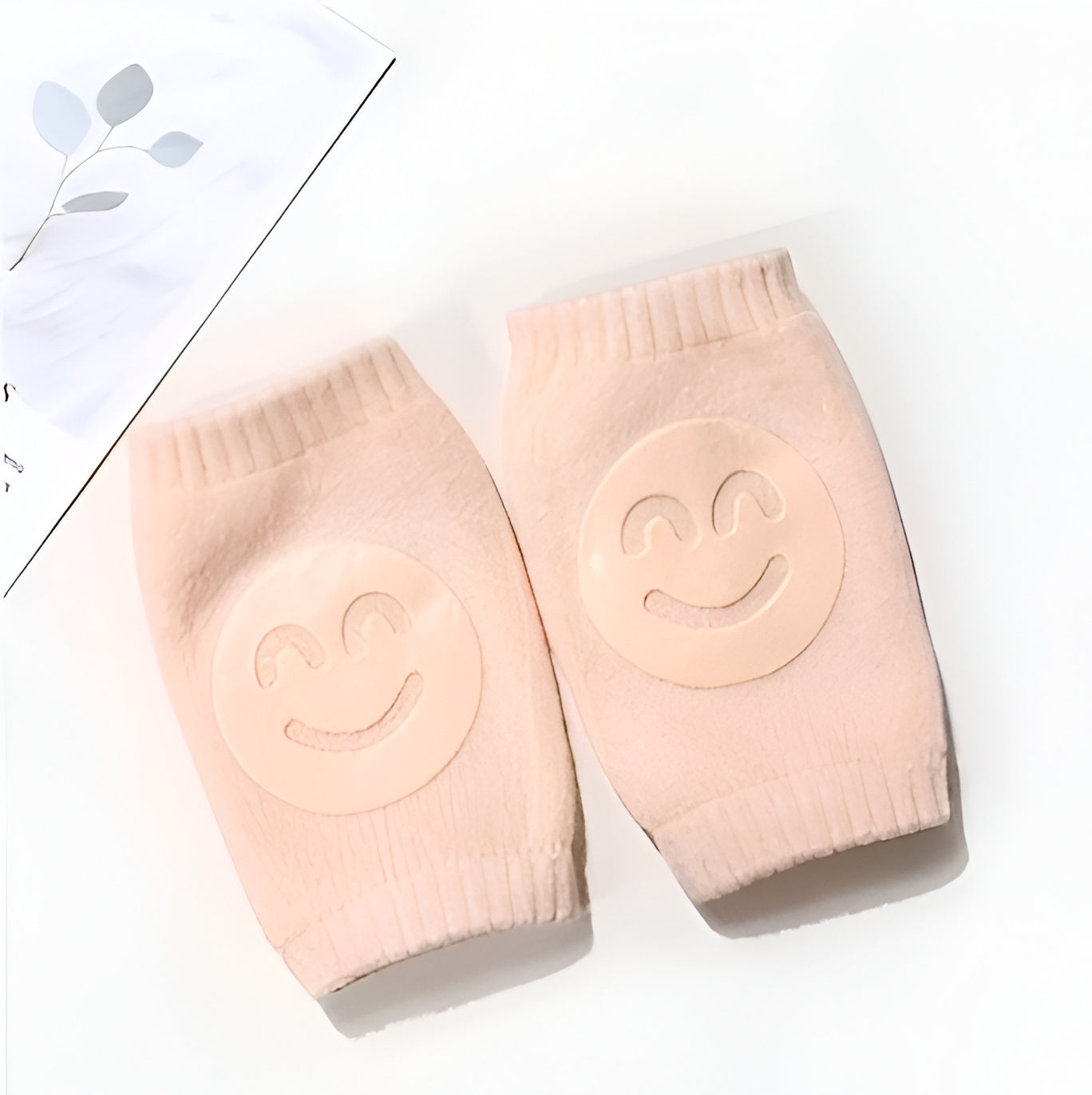 Terry babysockor med knäskydd
