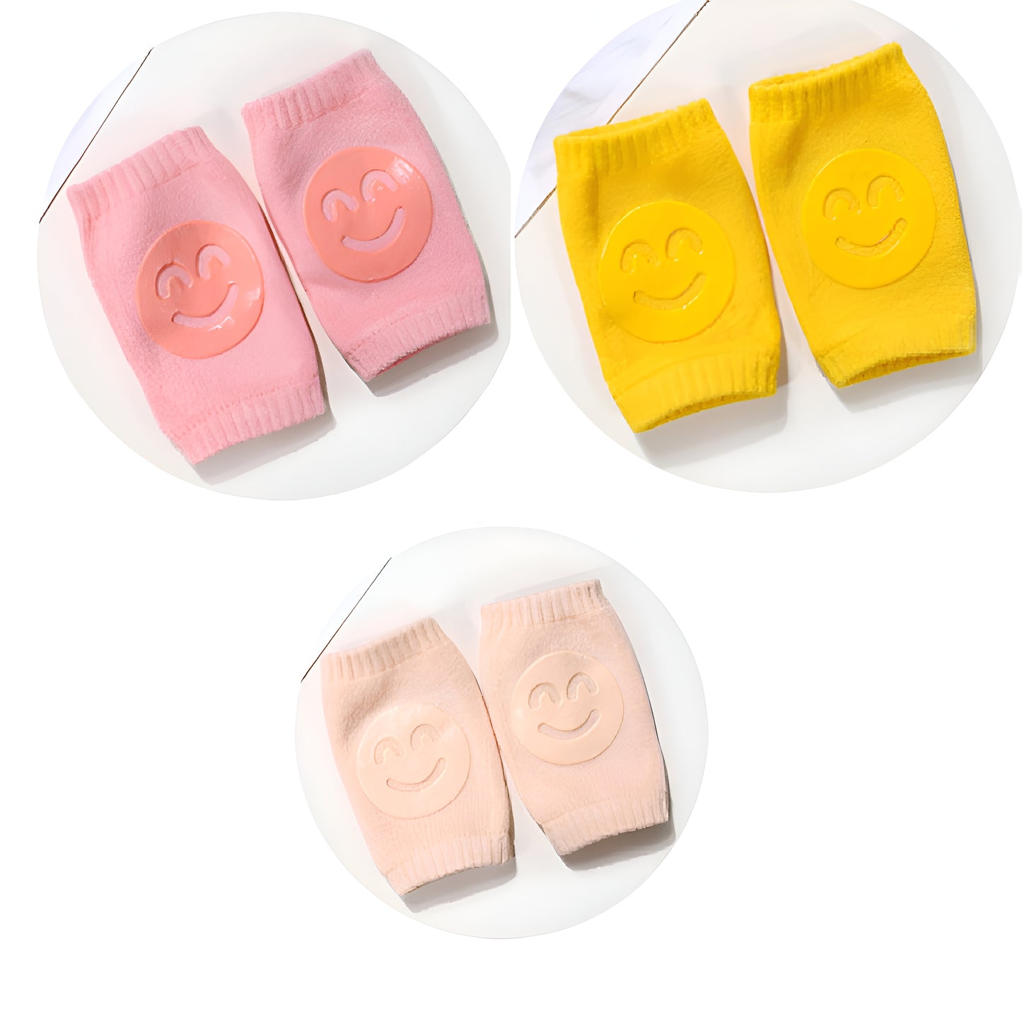 Terry babysockor med knäskydd