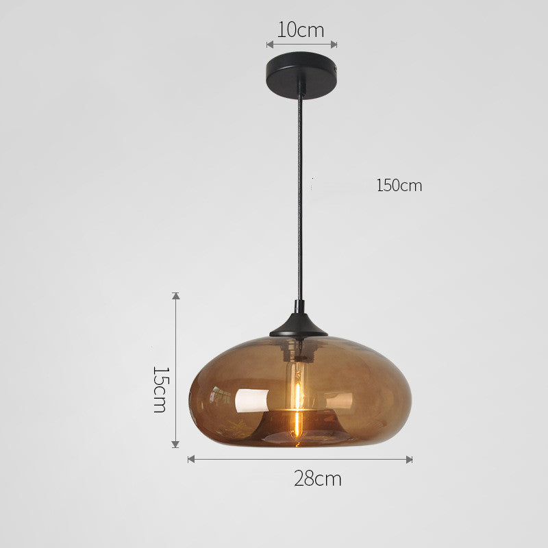 Modern Loft Pendellampa i Glas