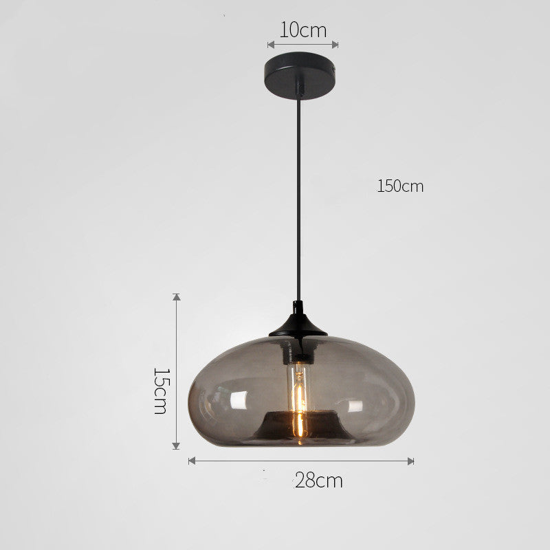 Modern Loft Pendellampa i Glas