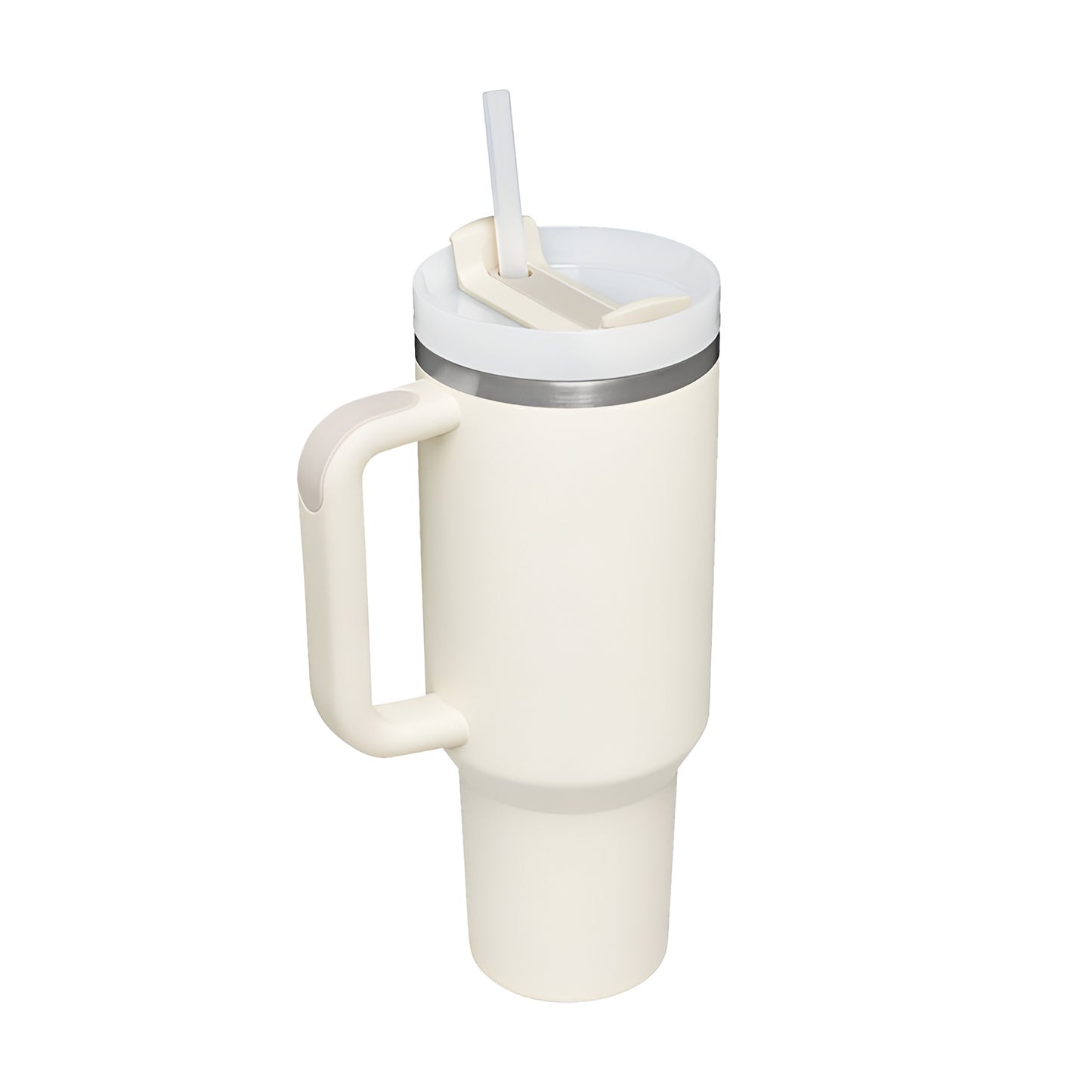 1,2 liter Termosmugg med Handtag & Sugrör