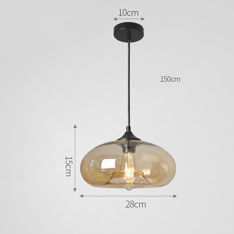 Modern Loft Pendellampa i Glas