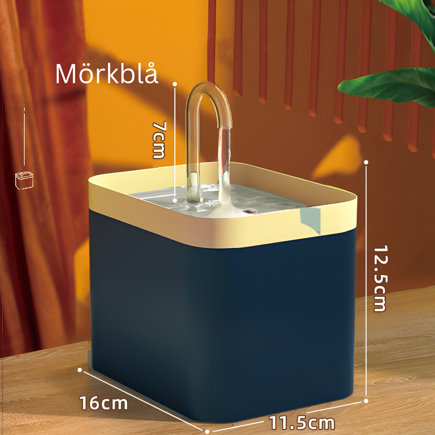 Automatisk vattenfontän för katter och hundar - 1,5 L