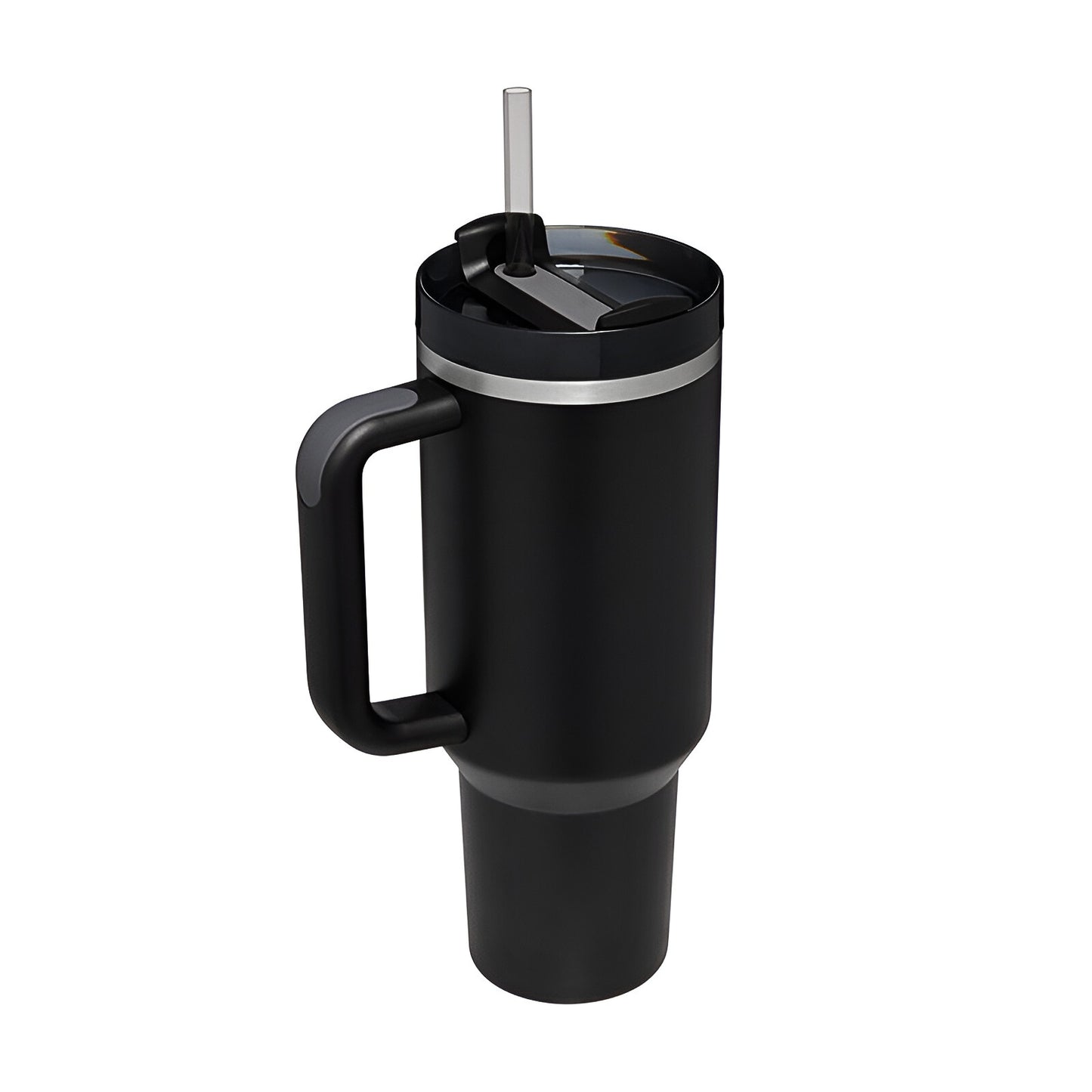 1,2 liter Termosmugg med Handtag & Sugrör