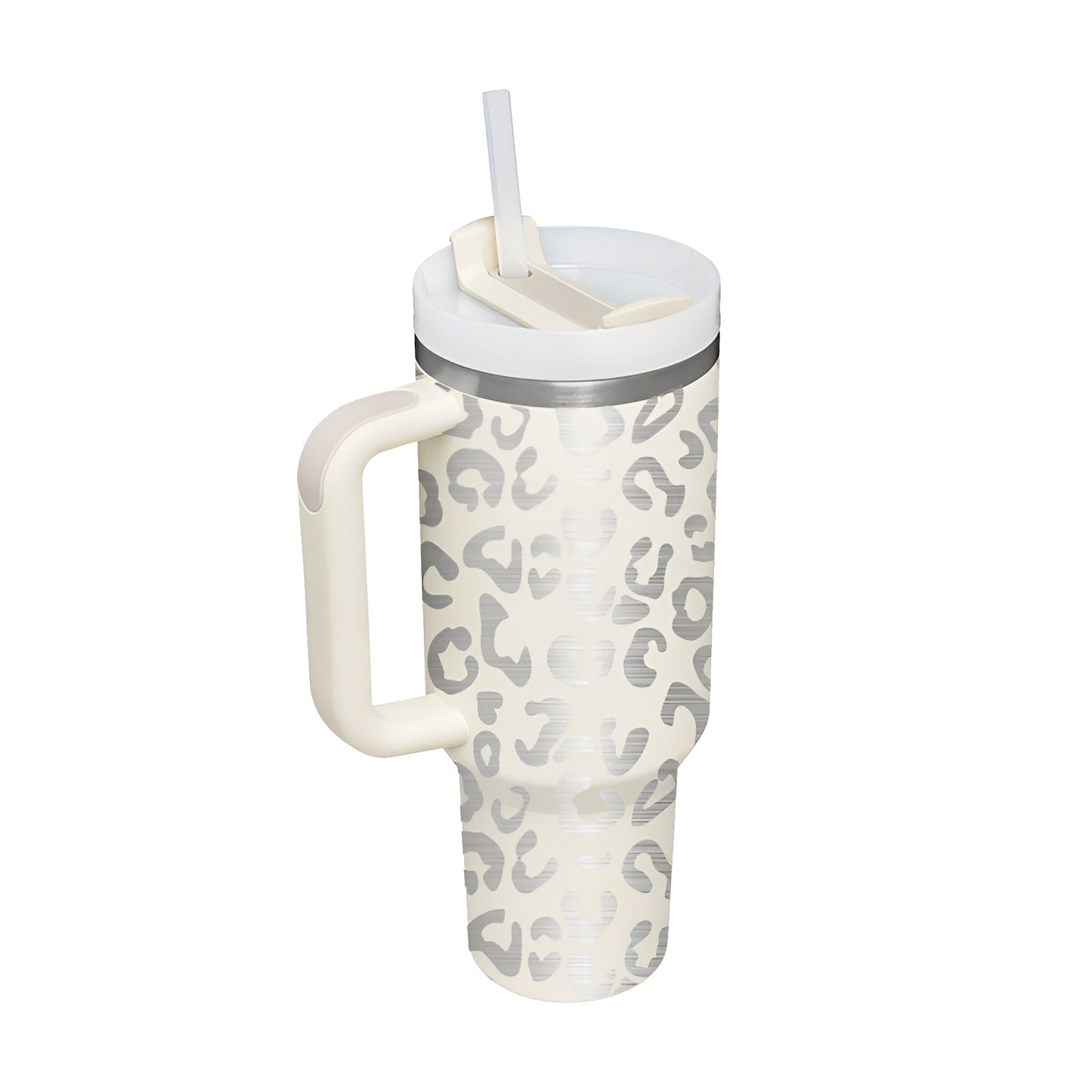 1,2 liter Termosmugg med Handtag & Sugrör