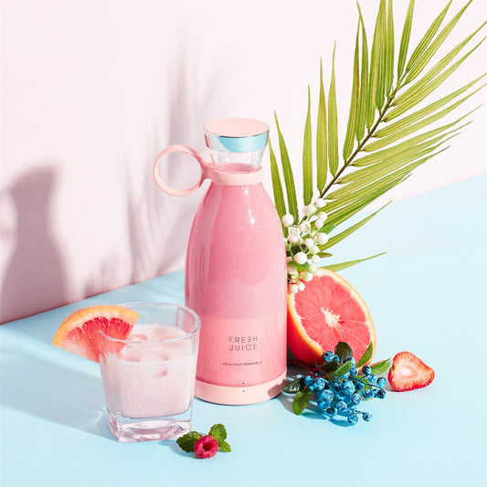 Smoothie mixer, Smoothie Blender, Bärbar mixer för smoothies, bärbar mixer, blender, USB, USB-uppladdningsbar juice och smoothie mixer, USB-mixer, Mix & go
On-the-go blender, Fruktmixer