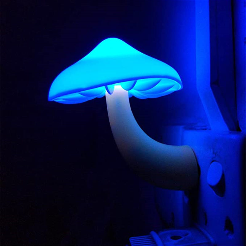 LED Nattlampa – Svampdesign