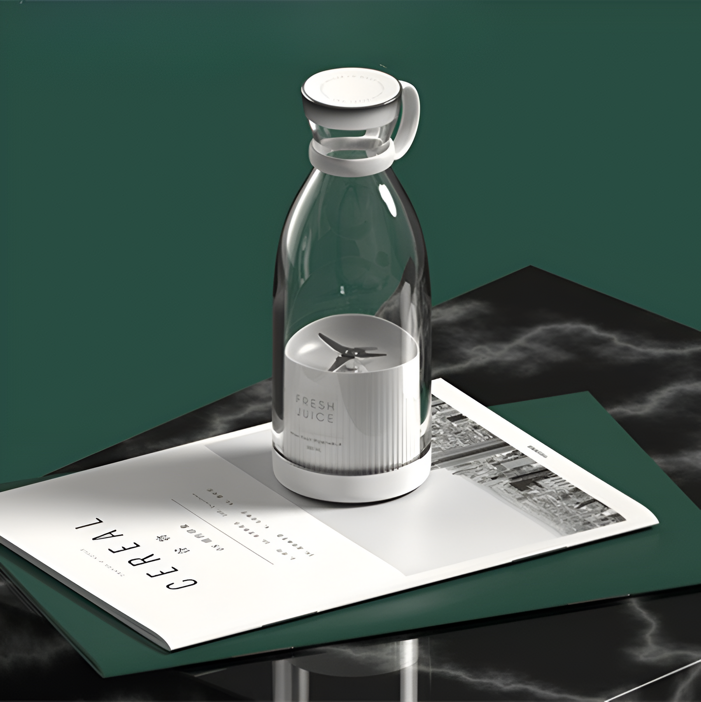 Bärbar USB-uppladdningsbar Mixer – 350 ml, Kraftfull & Portabel